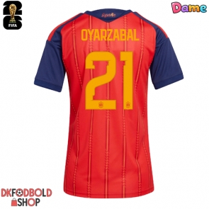 Spanien Mikel Oyarzabal #21 Hjemmebanetrøje Dame VM 2026 Kort ærmer